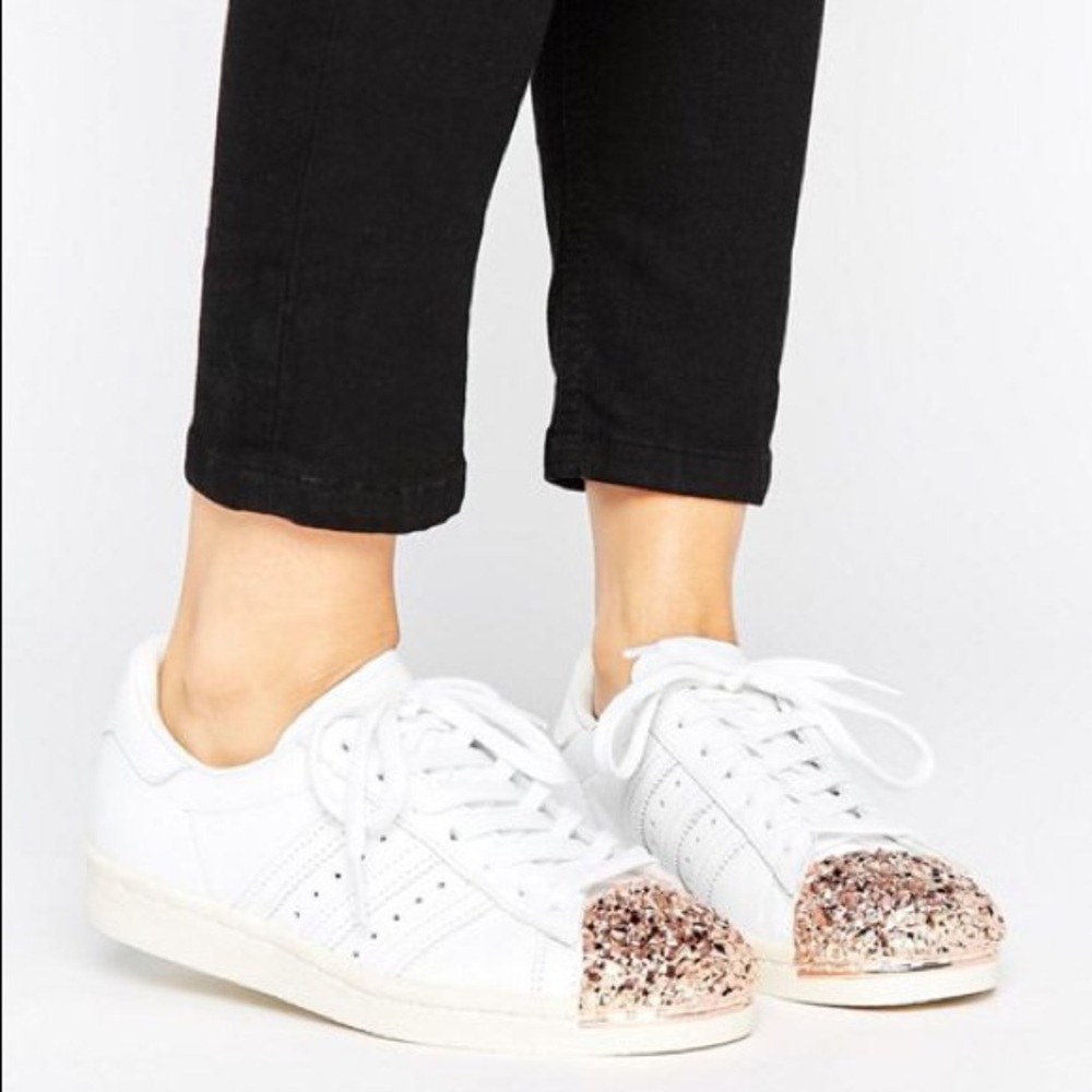 ADIDAS Superstar Rose Gold Toe - Picture 1 of 8